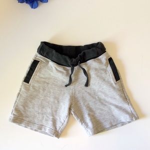 FUZARKA 4T GRAY SHORTS WITH BLACK DRAW STRING WAIS